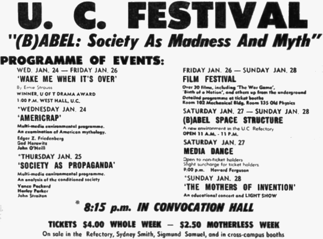 28/01/1968Convocation Hall @ University Of Toronto, Toronto, Canada